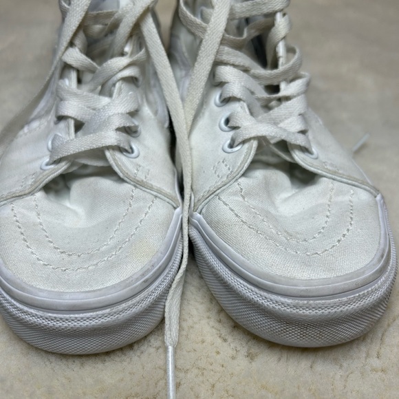 Vans White High-Top Sneakers 7 - Picture 4 of 7